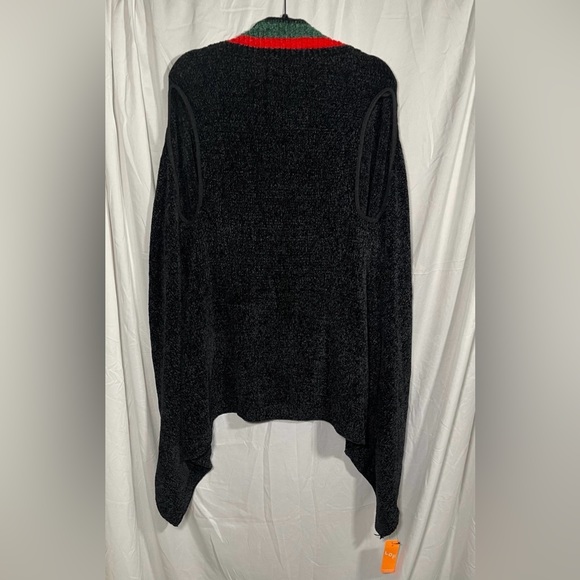 Soft black Sleeveless cardigan - Picture 2 of 3